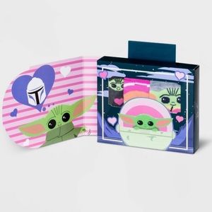 NEW 3-Pack Baby Yoda Valentines Day Socks